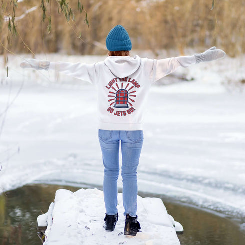 Light the Lamp – Go Jets Go! Hoodie🔥 Because when that red light flashes, it's party time in the 'Peg. 🔥